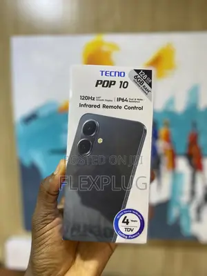 New Tecno Pop 10 128 GB Black