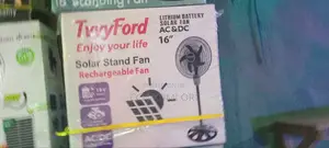 Tvvyford 16-Inch Solar Rechargeable Fan,Panels, and Solar Bolbs