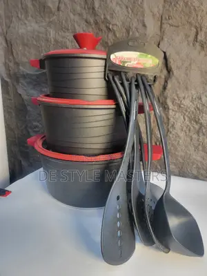 Granite Non-Stick Pot + Cookware Utensils