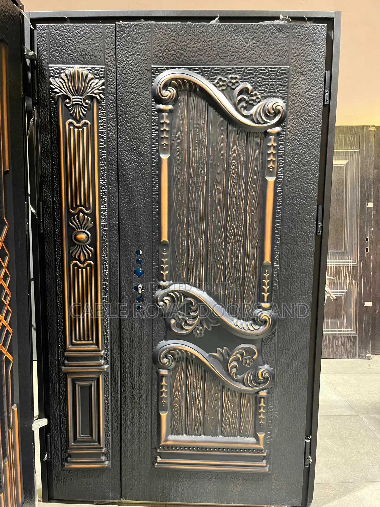 4ft X 7ft German Security Cast Door, (628laf)