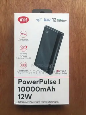 Itel Powerpulse 1 10000mah 12w Fast Charging Powerbank