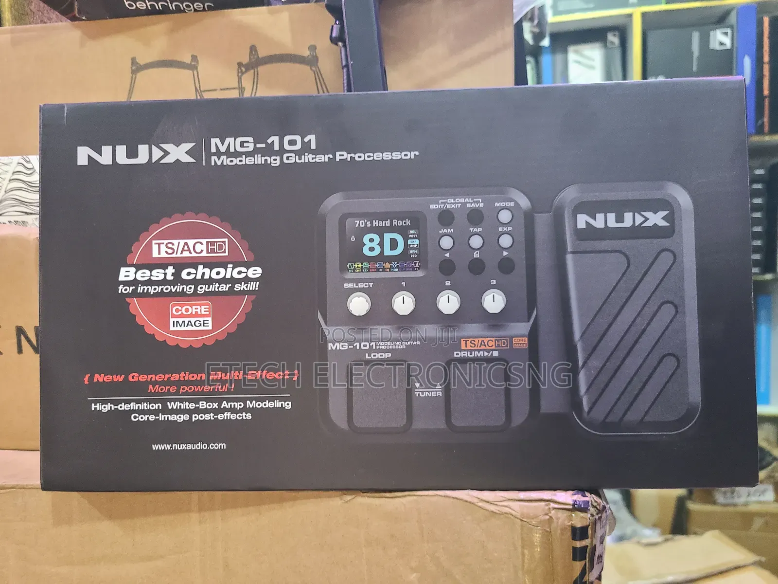 New Nux Mg-101 Modeling Guitar Processor Multi Effects Pedal