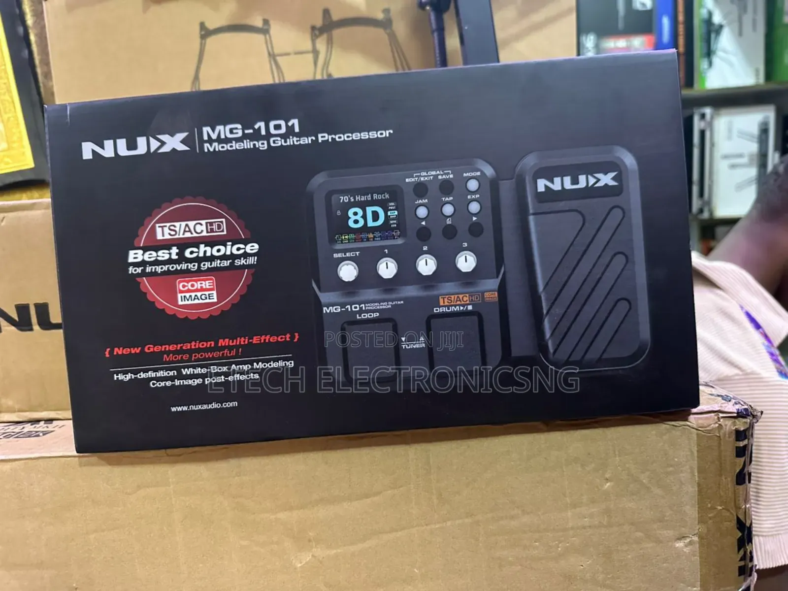New Nux Mg-101 Modeling Guitar Processor Multi Effects Pedal