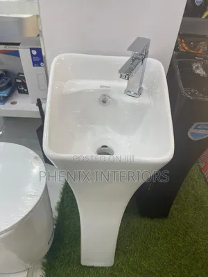 Free Standing White Dining Wash Hand Basin