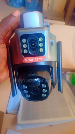 Affordable Price Dual Lens Solar Security Camera 360° Enugu Nigeria