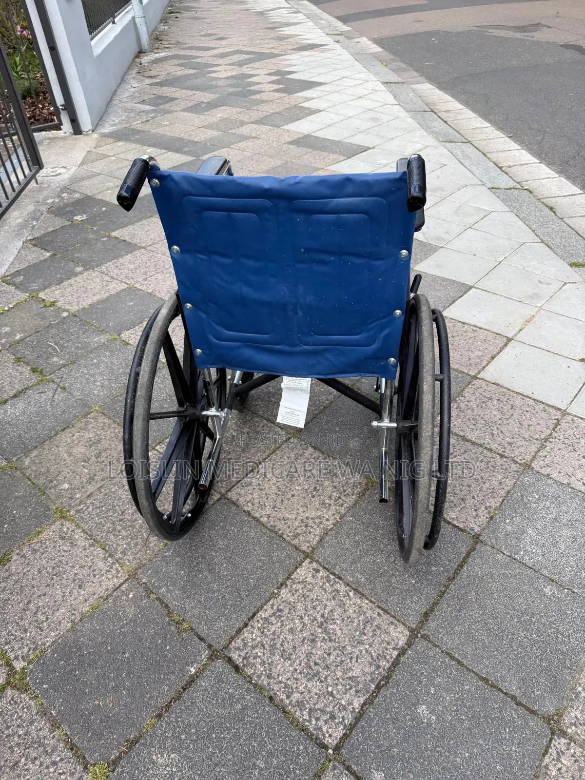 Invacare Blue Foldable Manual Wheelchair