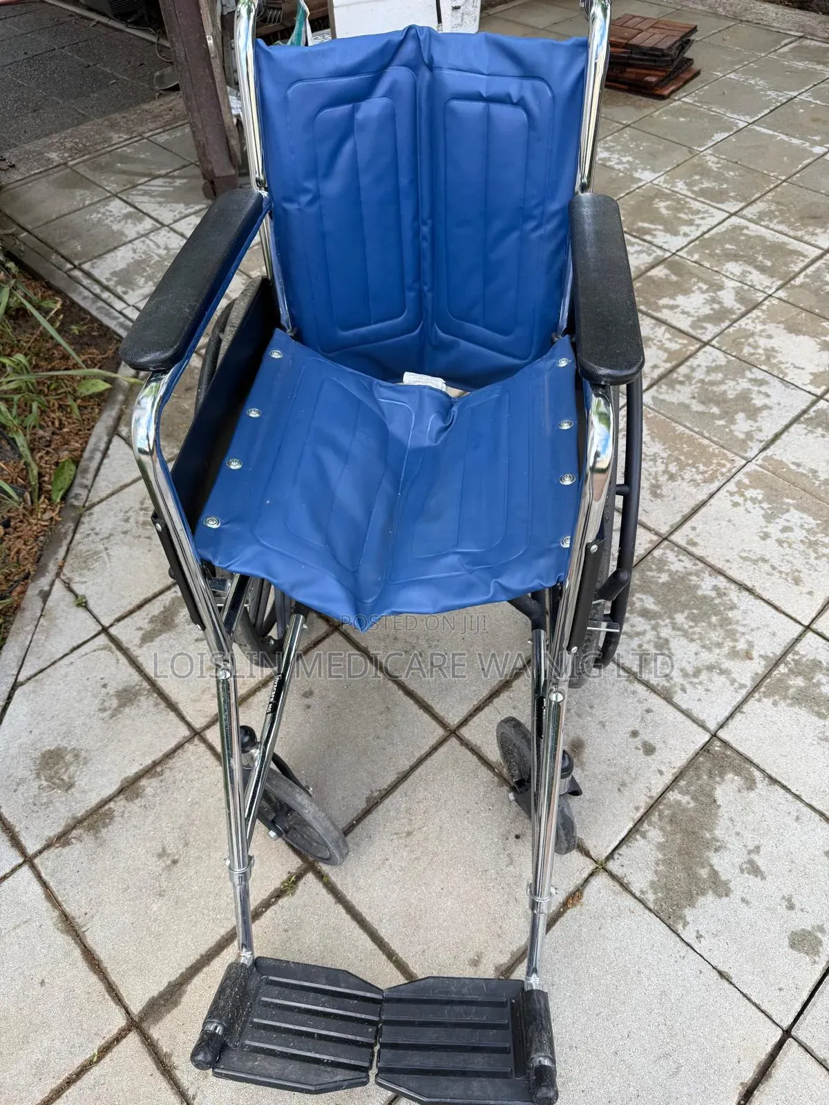 Invacare Blue Foldable Manual Wheelchair