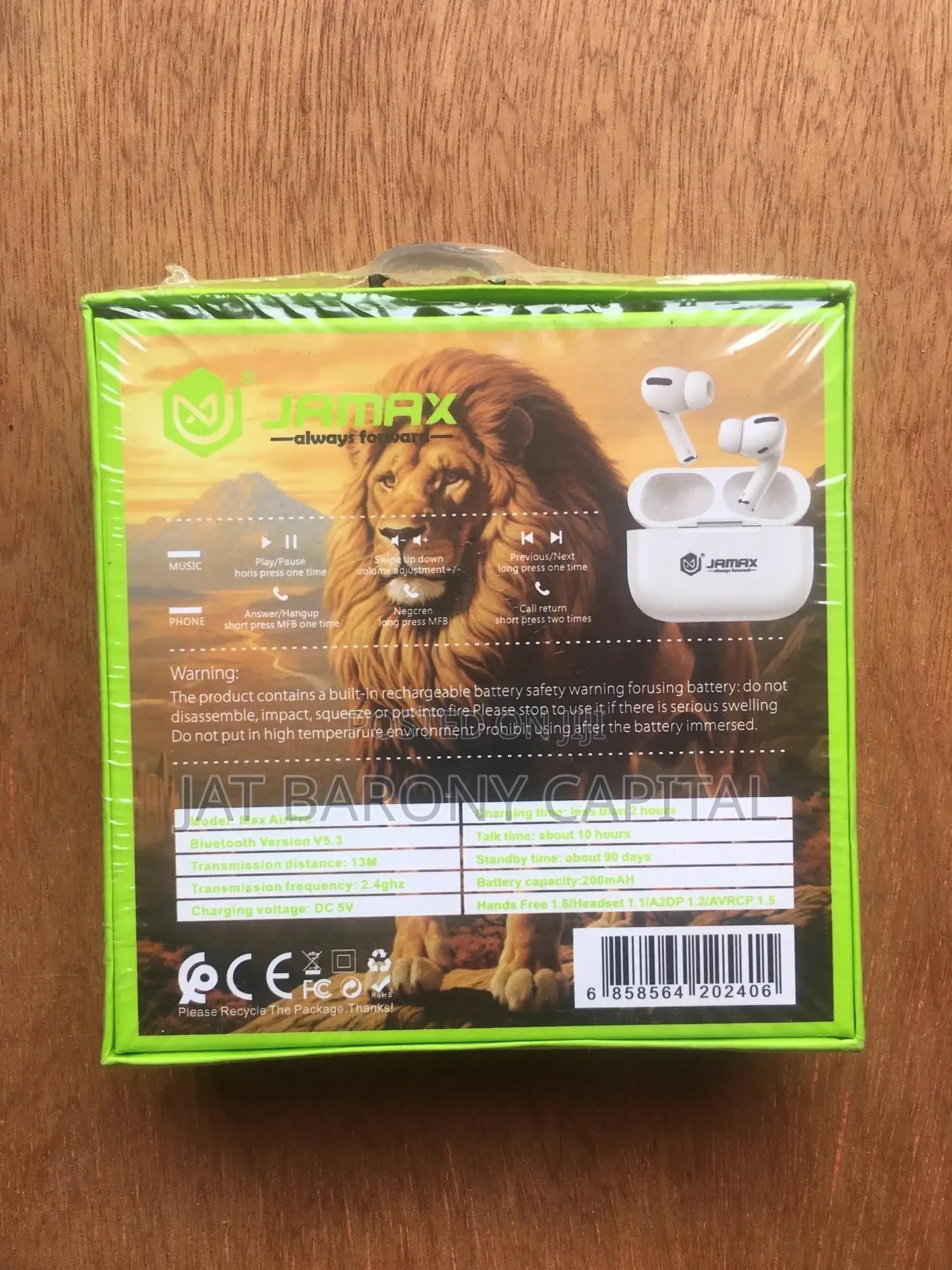Jamax Max Airpro Earbuds