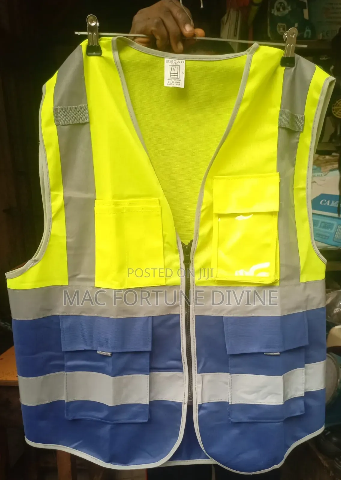 Gogo 9 Pockets High Visibility Zipper Front Safety Vest for sale - MAC ...