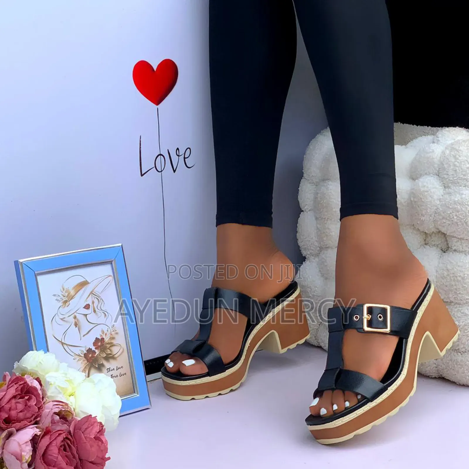 Ladies Leather Slippers