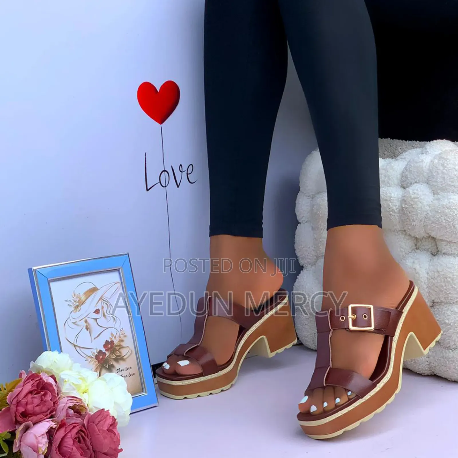 Ladies Leather Slippers