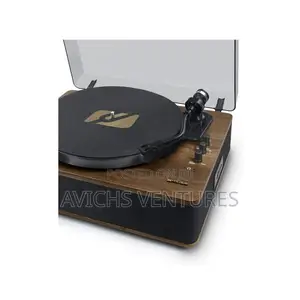 Muse, Bluetooth, Usb for Reading/Encoding Wood Finish Vinyl Turntable