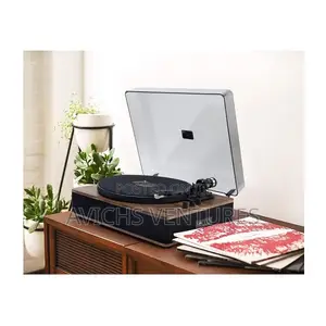 Muse, Bluetooth, Usb for Reading/Encoding Wood Finish Vinyl Turntable