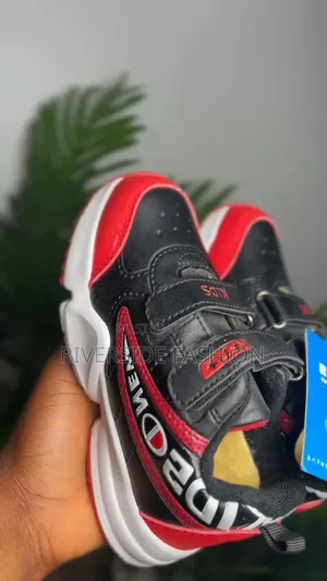 Black and Red Sneakers