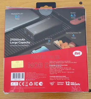 27000mah Itel Powerpluse Fast Bundle