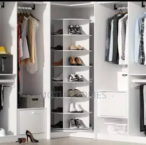 Rotating Shoe Rack Tower, Original 7-Tier Hold