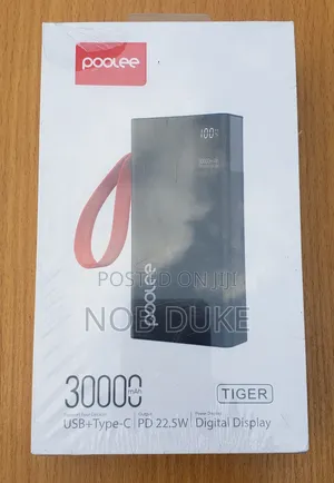 Tiger 30000mah Powerbank – 22.5w Pd Fast Charging With Digital Display