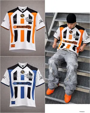 Luxury Designer Retro Jersey Top
