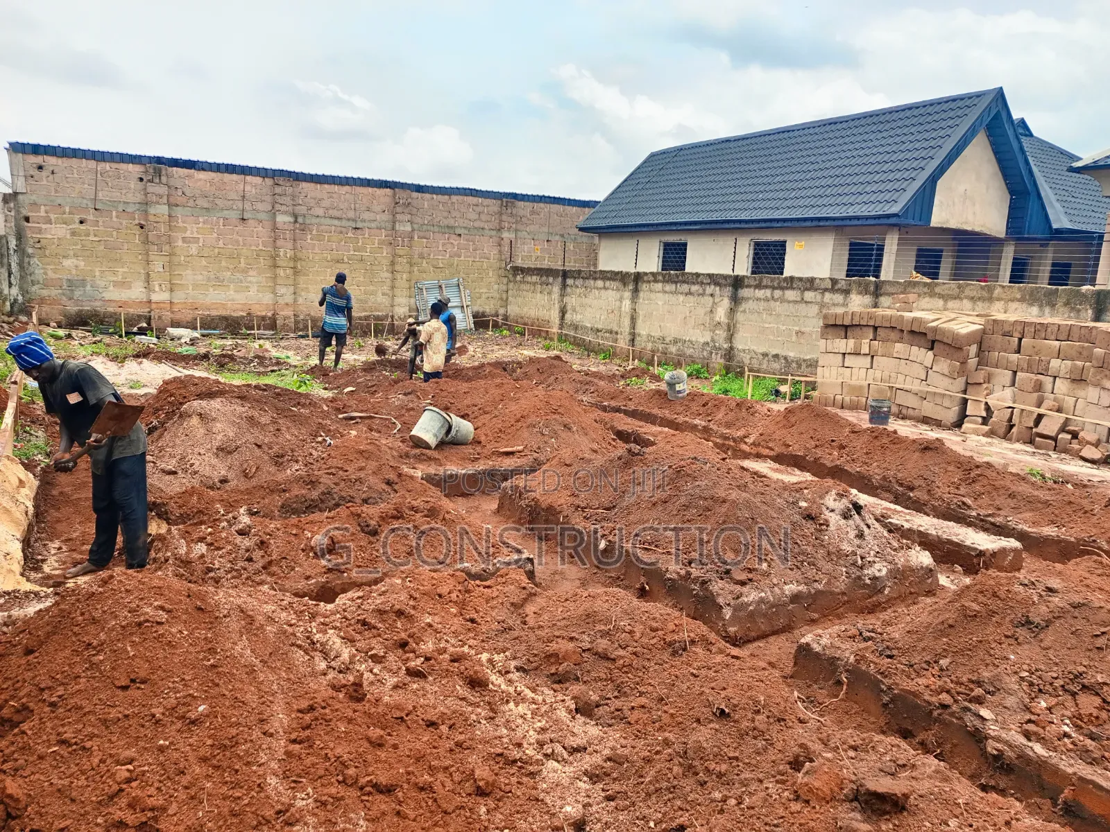 Factory Building on Going