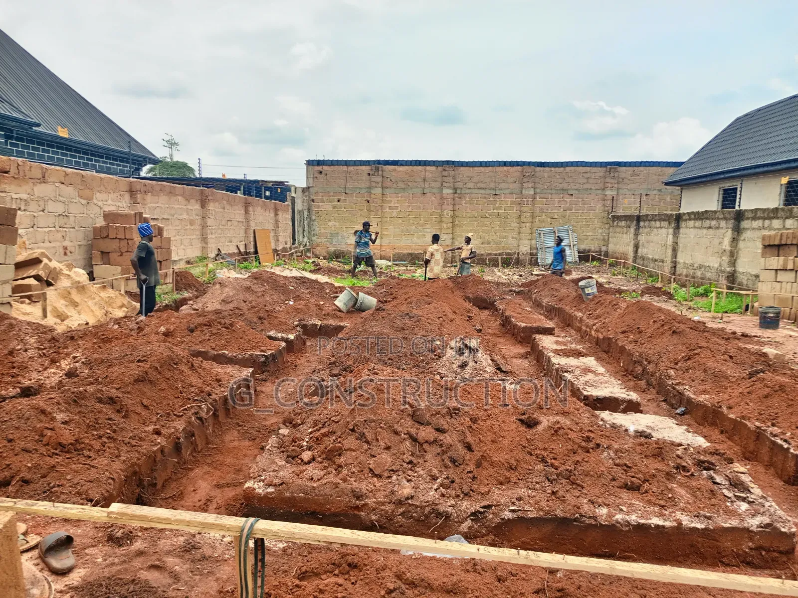 Factory Building on Going