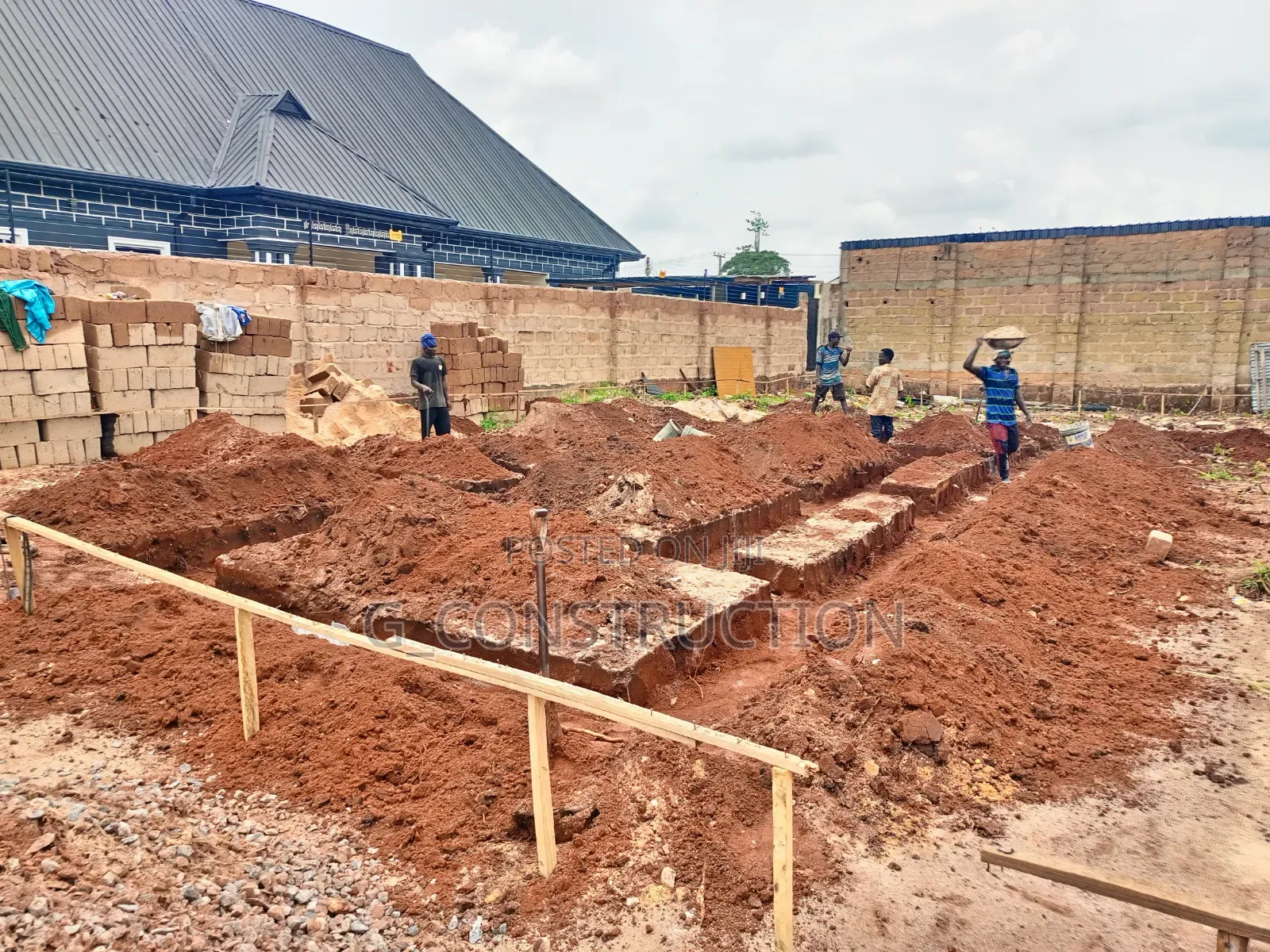 Factory Building on Going
