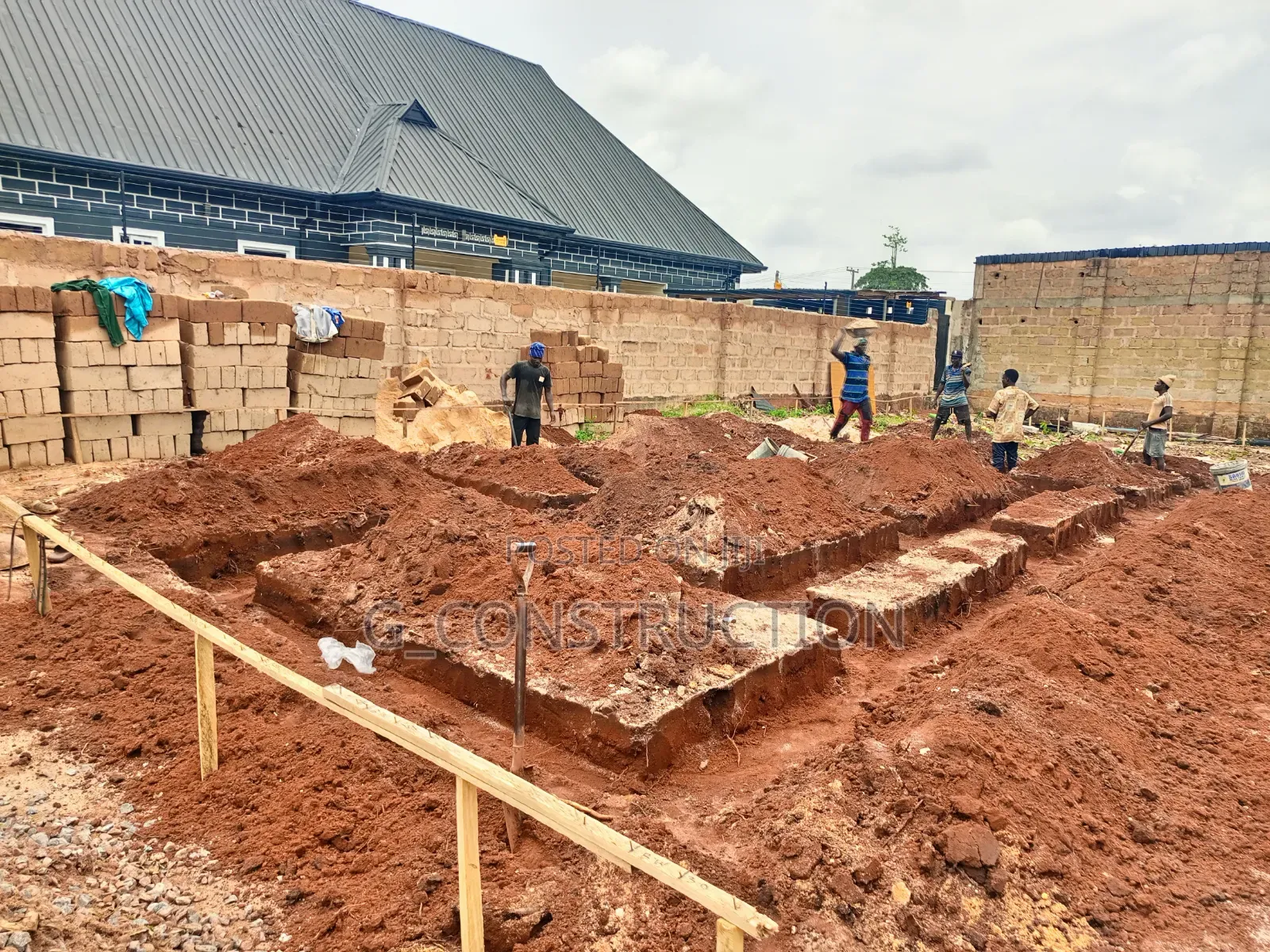 Factory Building on Going