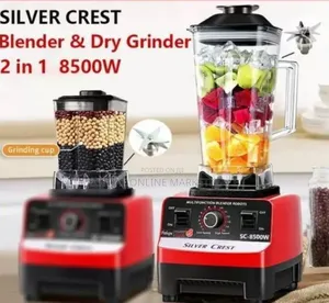 Silver Crest 2l Industrial 8500w Food Crusher Blender With 2 Jar