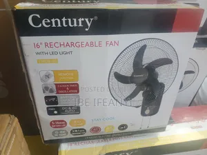 Century Rechargeable Wall Fan 16inch