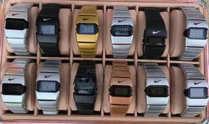Fully Restocked Nike Robber Wrist Watch With Free Box 