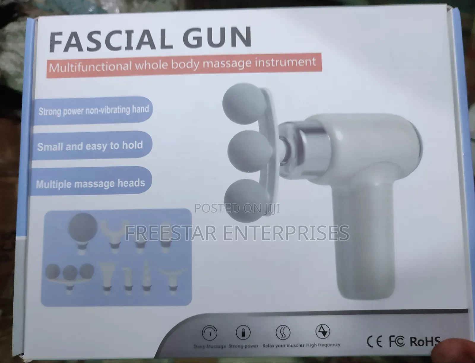 Fascial Gun Massager. Face Body Massager.
