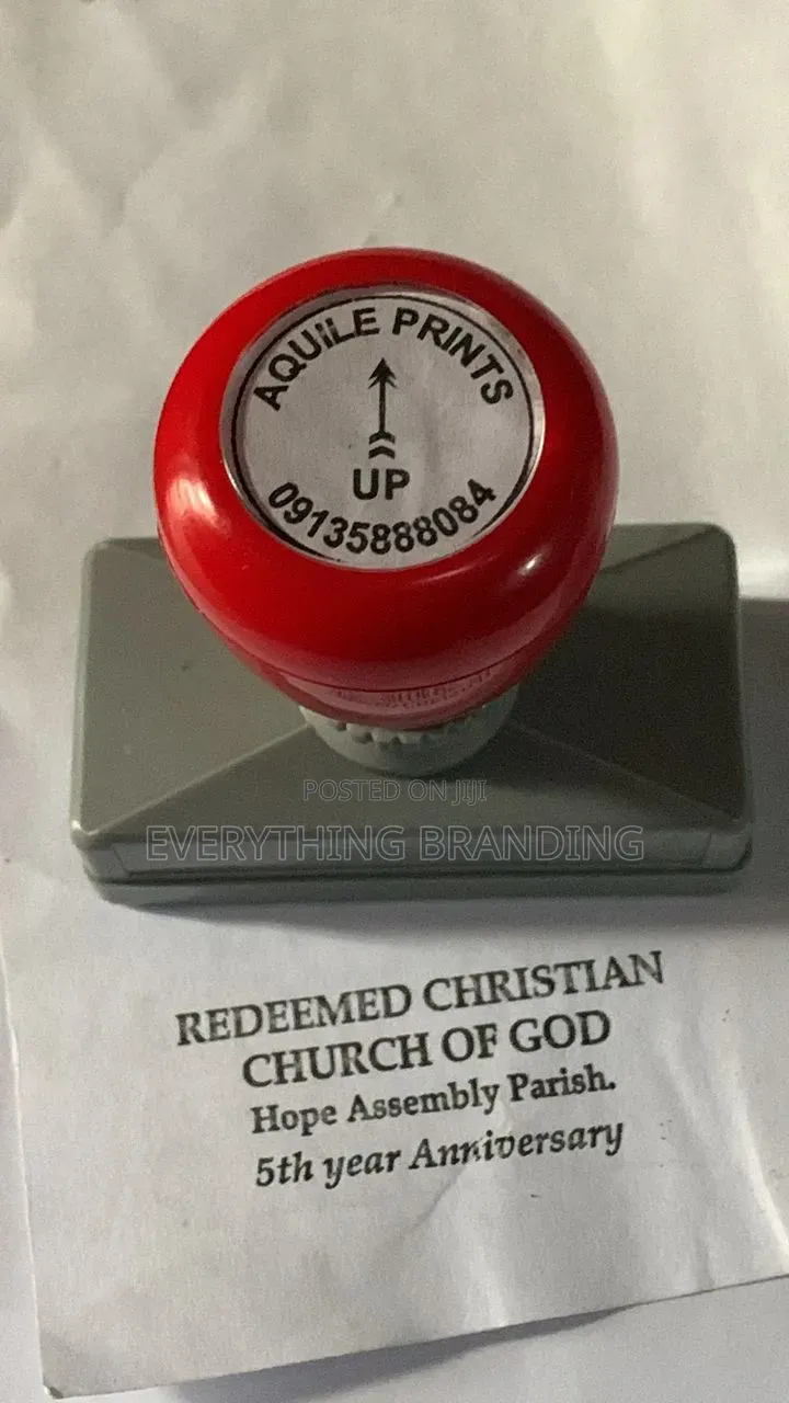 Reliable Custom Rectangle Pre-Ink Stamp for Office Use