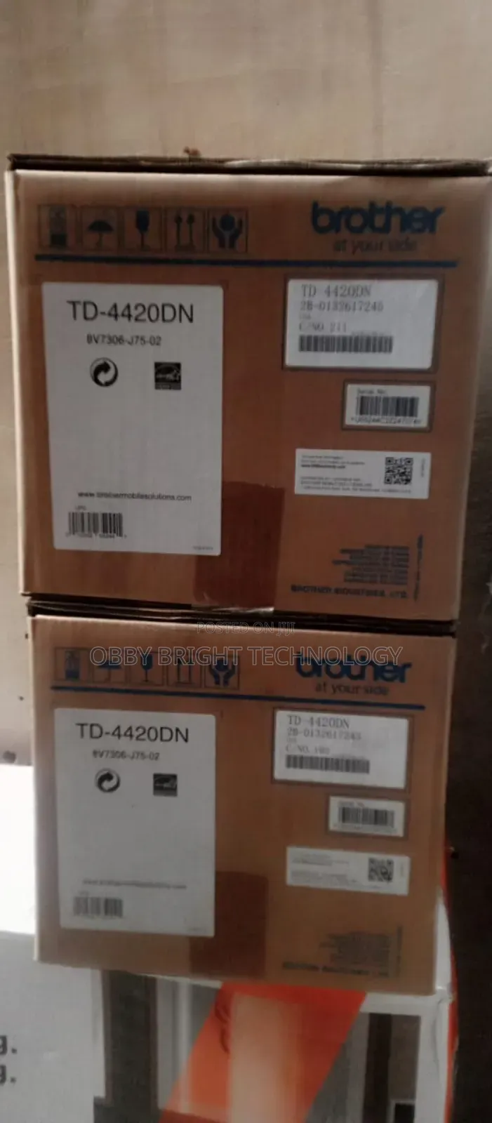 Brother Td4420dn 4-Inch Thermal Desktop Barcode and Label Printer