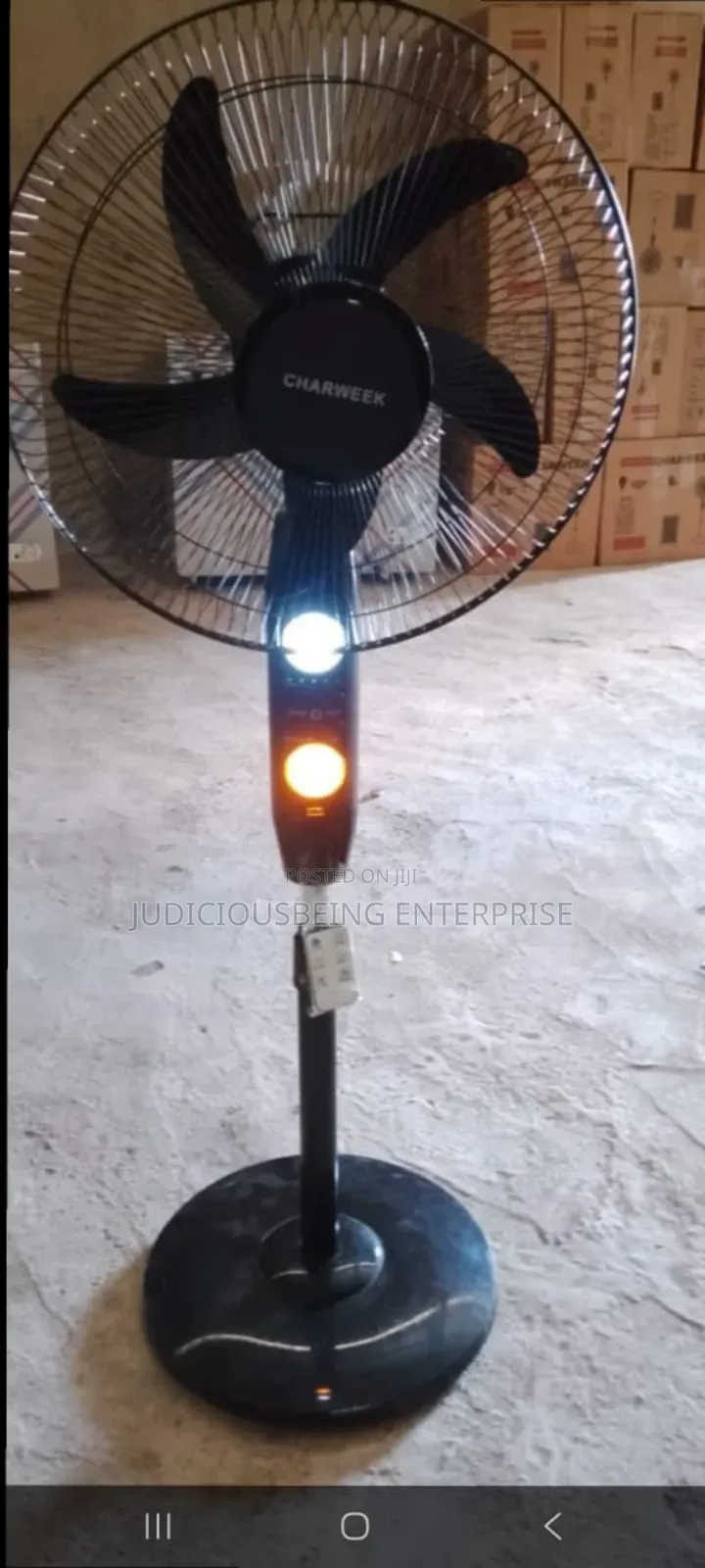 16 Inches Solar Fan