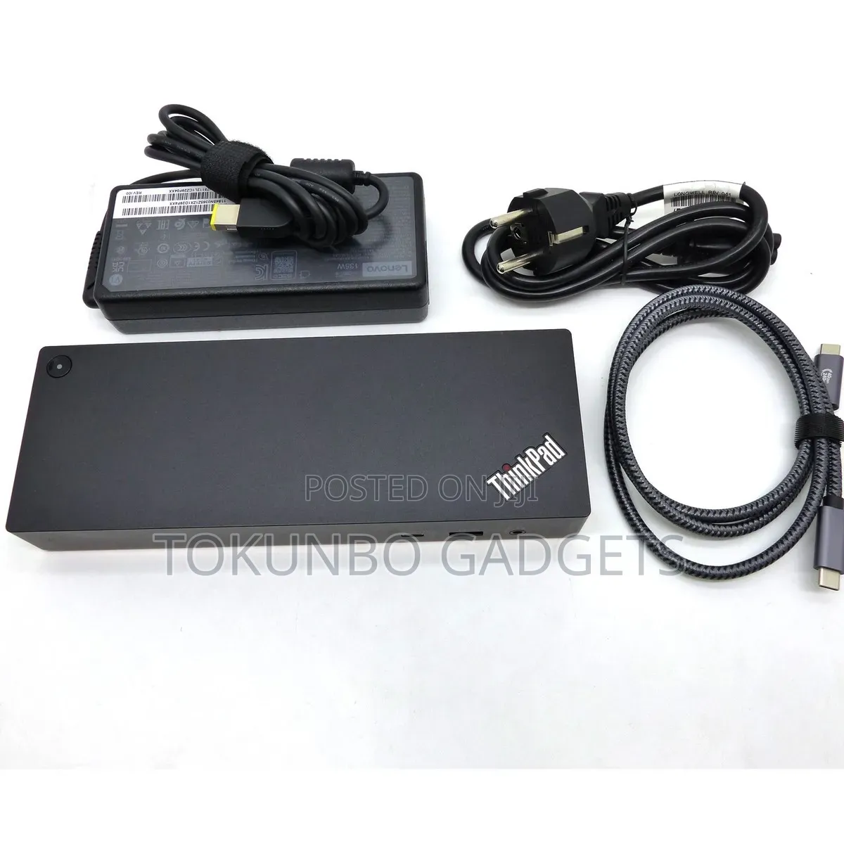 Lenovo Thinkpad Universal Thunderbolt 4 Dock Station With Accessories