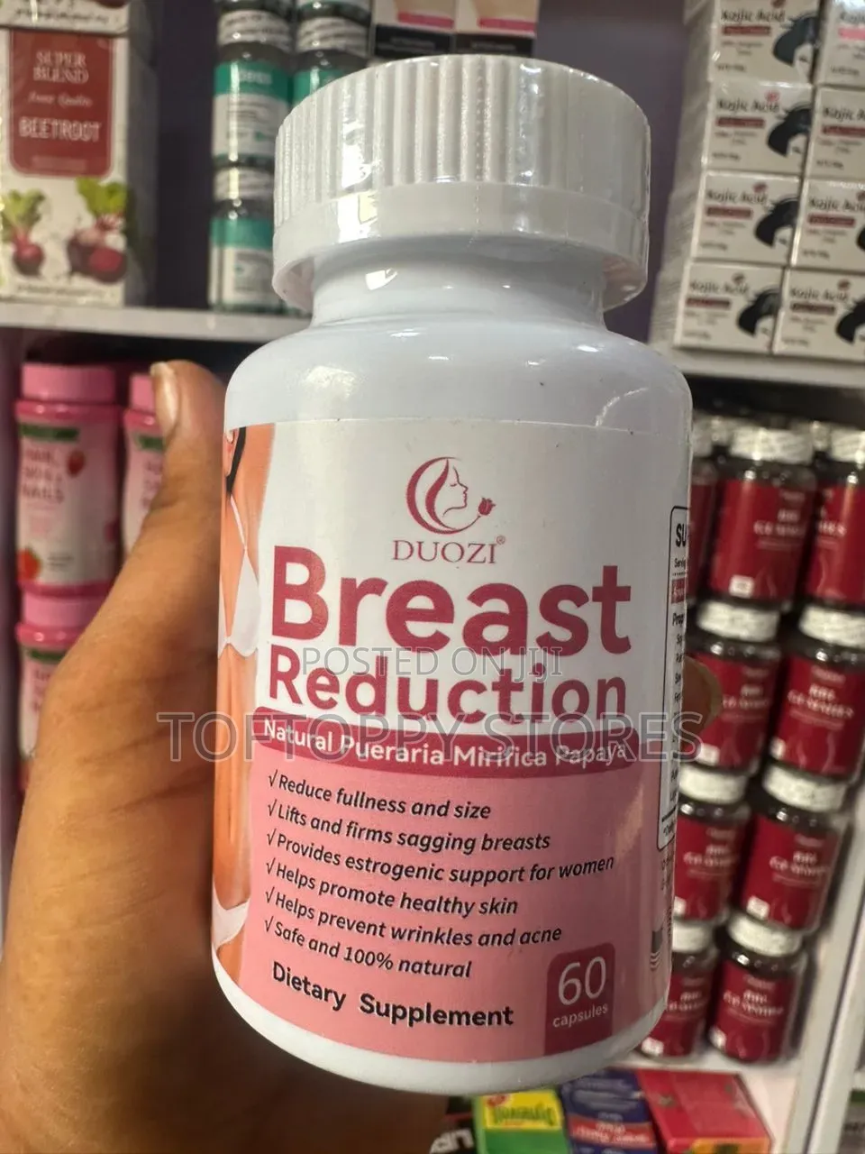 Breast Reduction Dietary Natural Supplement