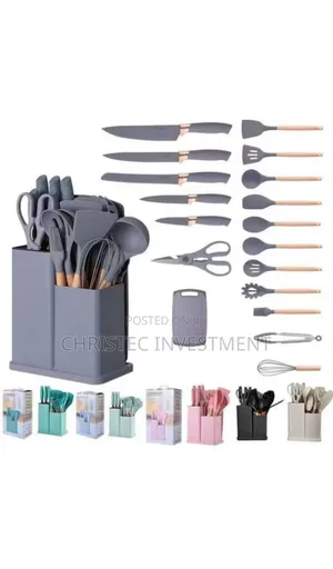 Silicone Nonstick Cooking Spoon Set