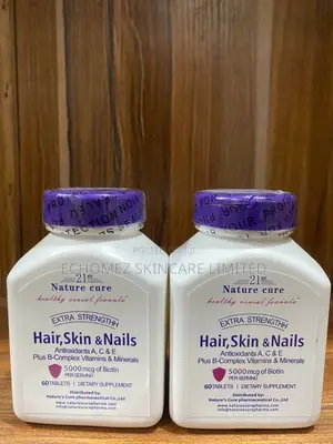 Extra Strenght Antioxidants 5000mcg of Biotin Dietary Supplements