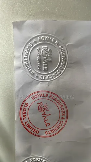 Customised Circle/Round Stamp Seal | Pre-Inked | Durable