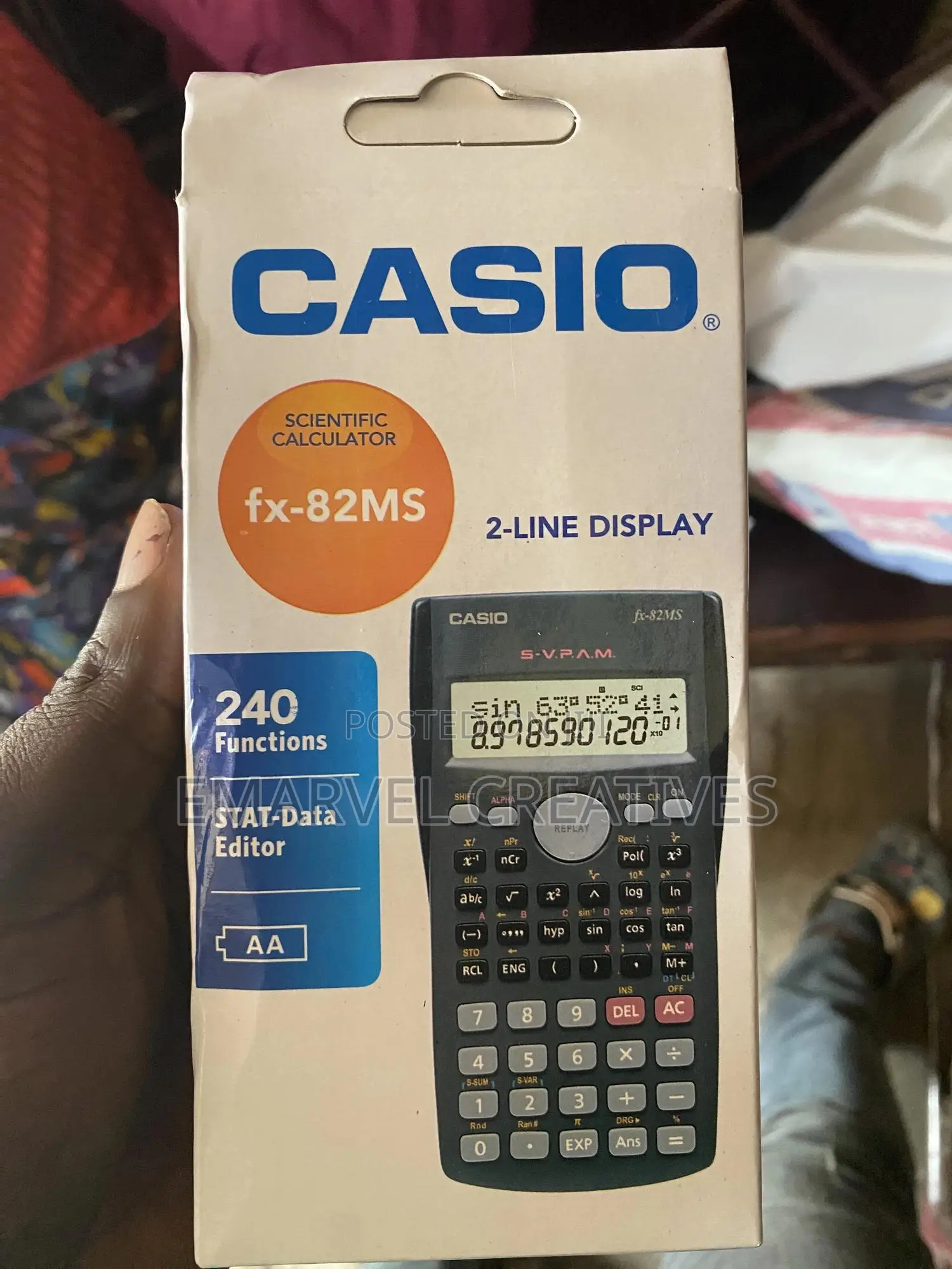 Casio Calculator Fx - 82ms | 2 Line Display