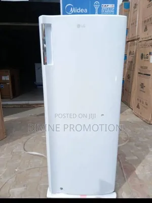 6 Steps Lg Ice Block Maker Upright Freezer, White Color, 2 Yrs Warrant