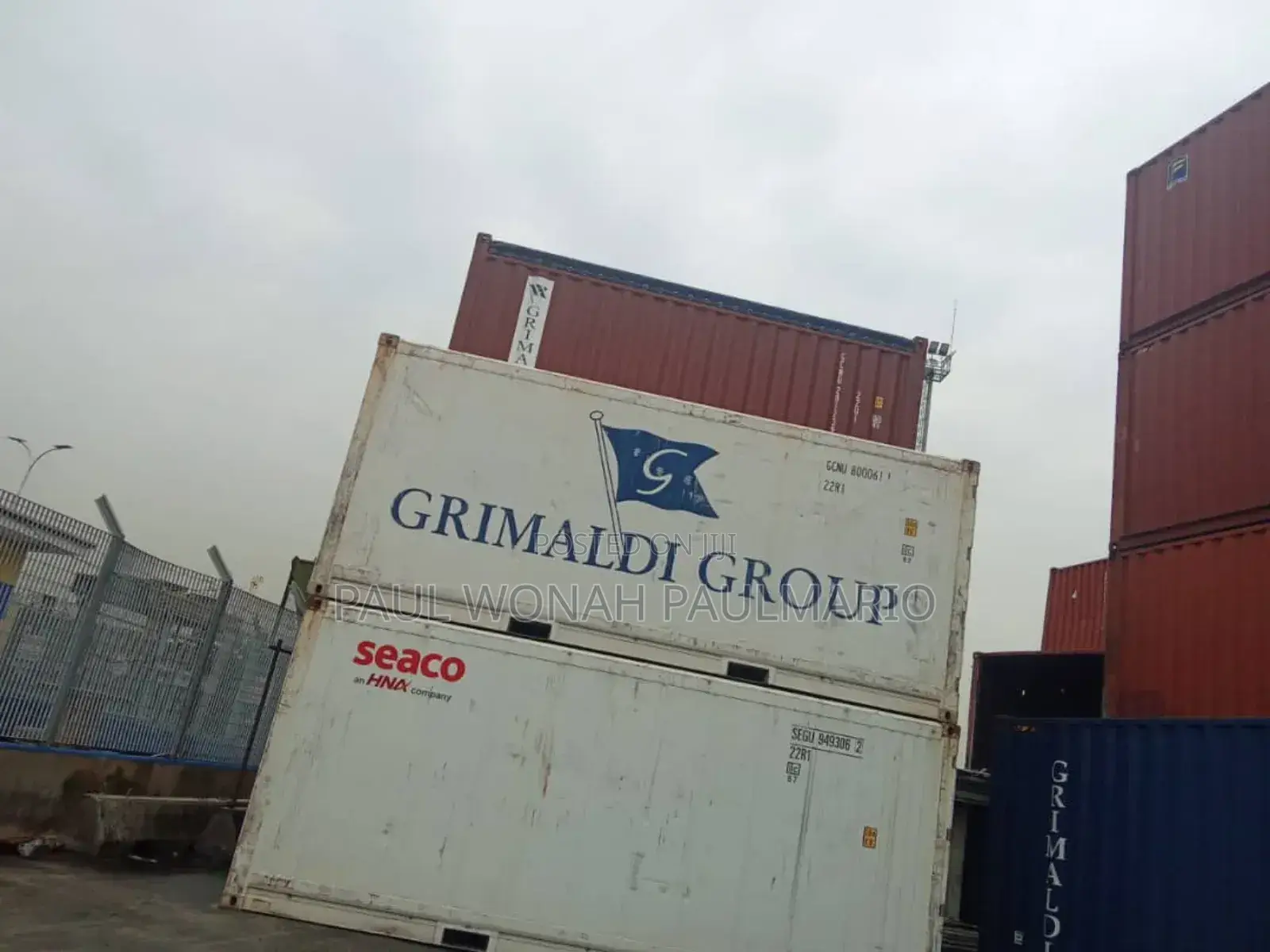 Sells of Reefer Container