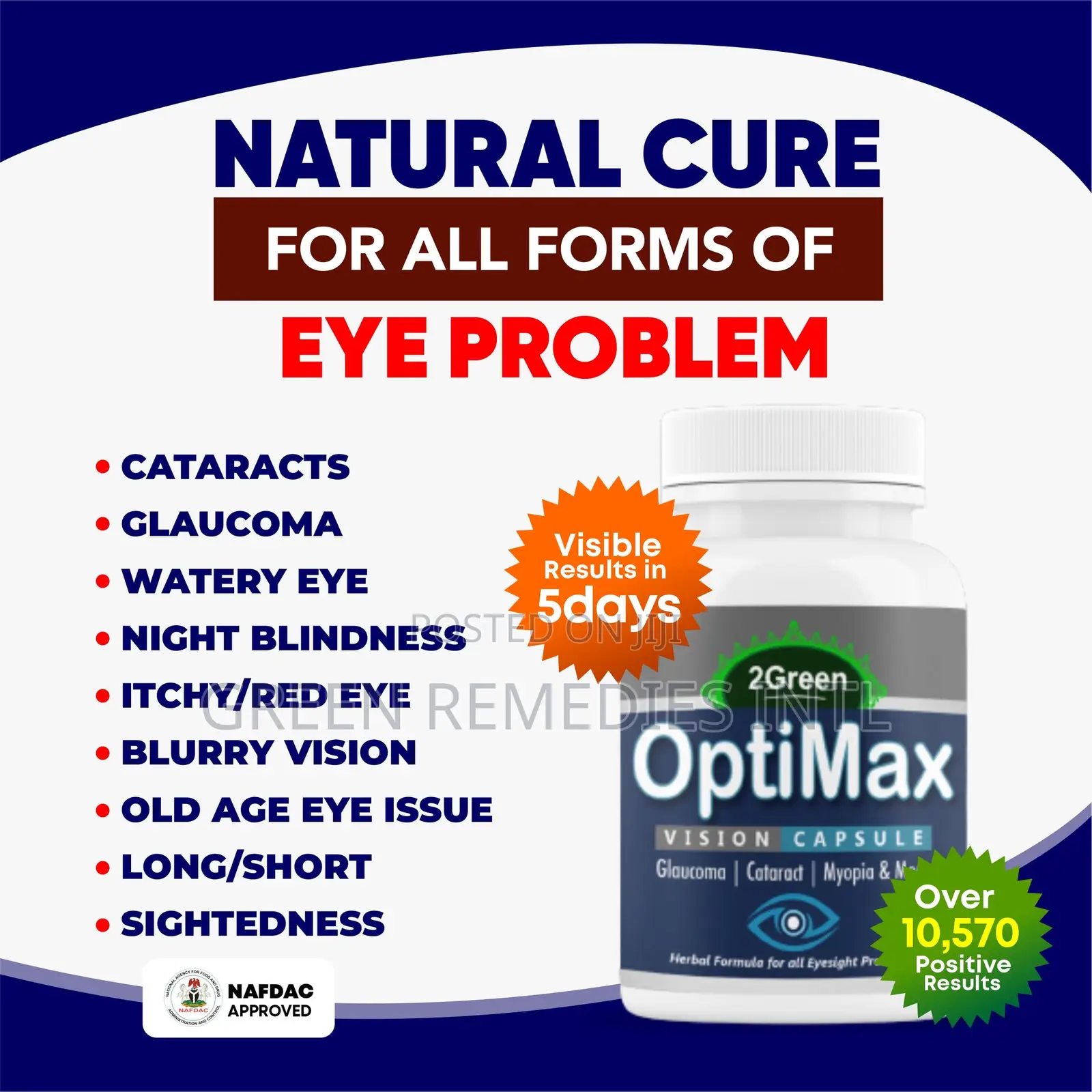 Eye Problem or Difficulty in Reading Get Optimax Vision Capsules