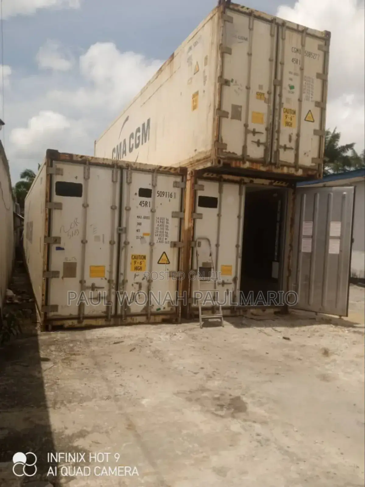 Sells of Reefer Container