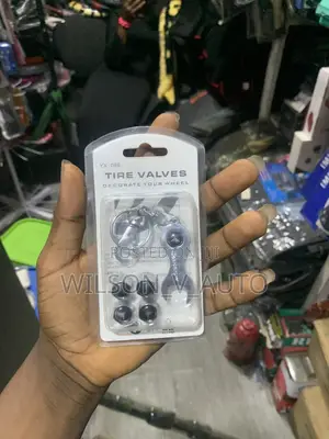 Universal Car Tire Valve Caps With Wrench Keychain