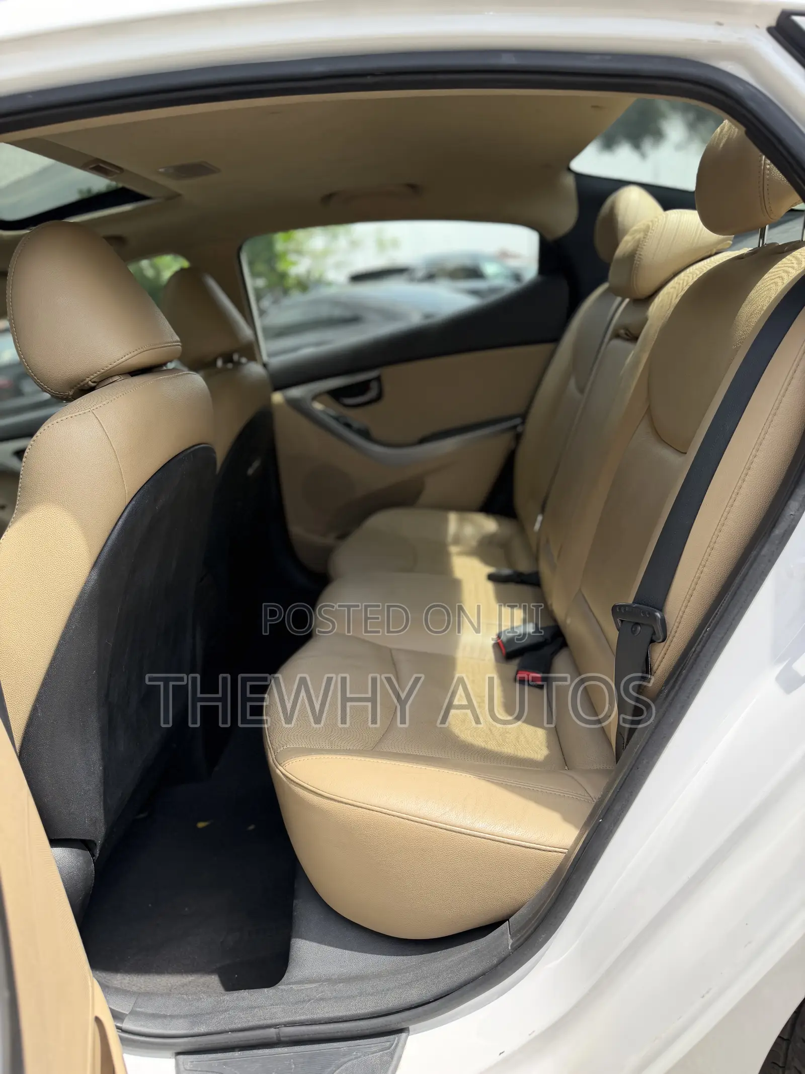 Hyundai Elantra Limited 2012 White