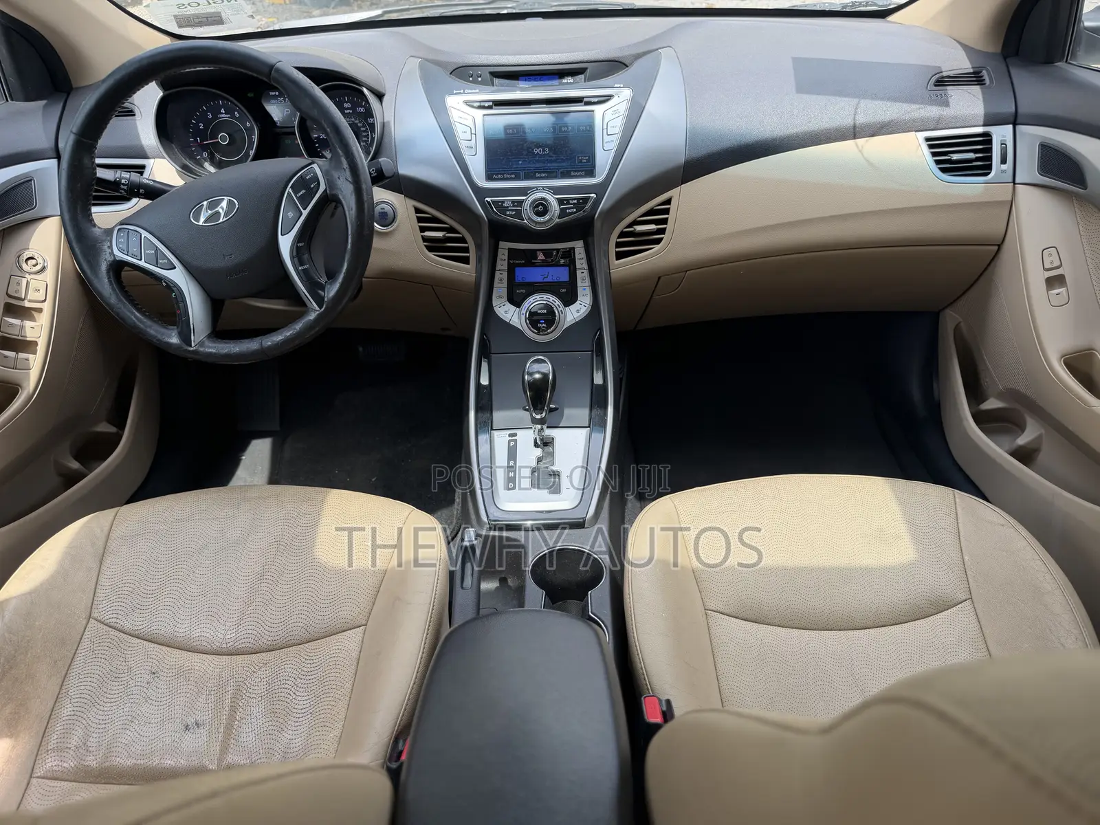 Hyundai Elantra Limited 2012 White
