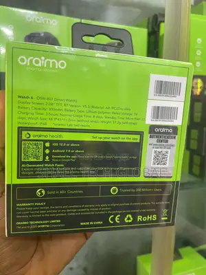 Oraimo Smartwatch 6 Osw 807