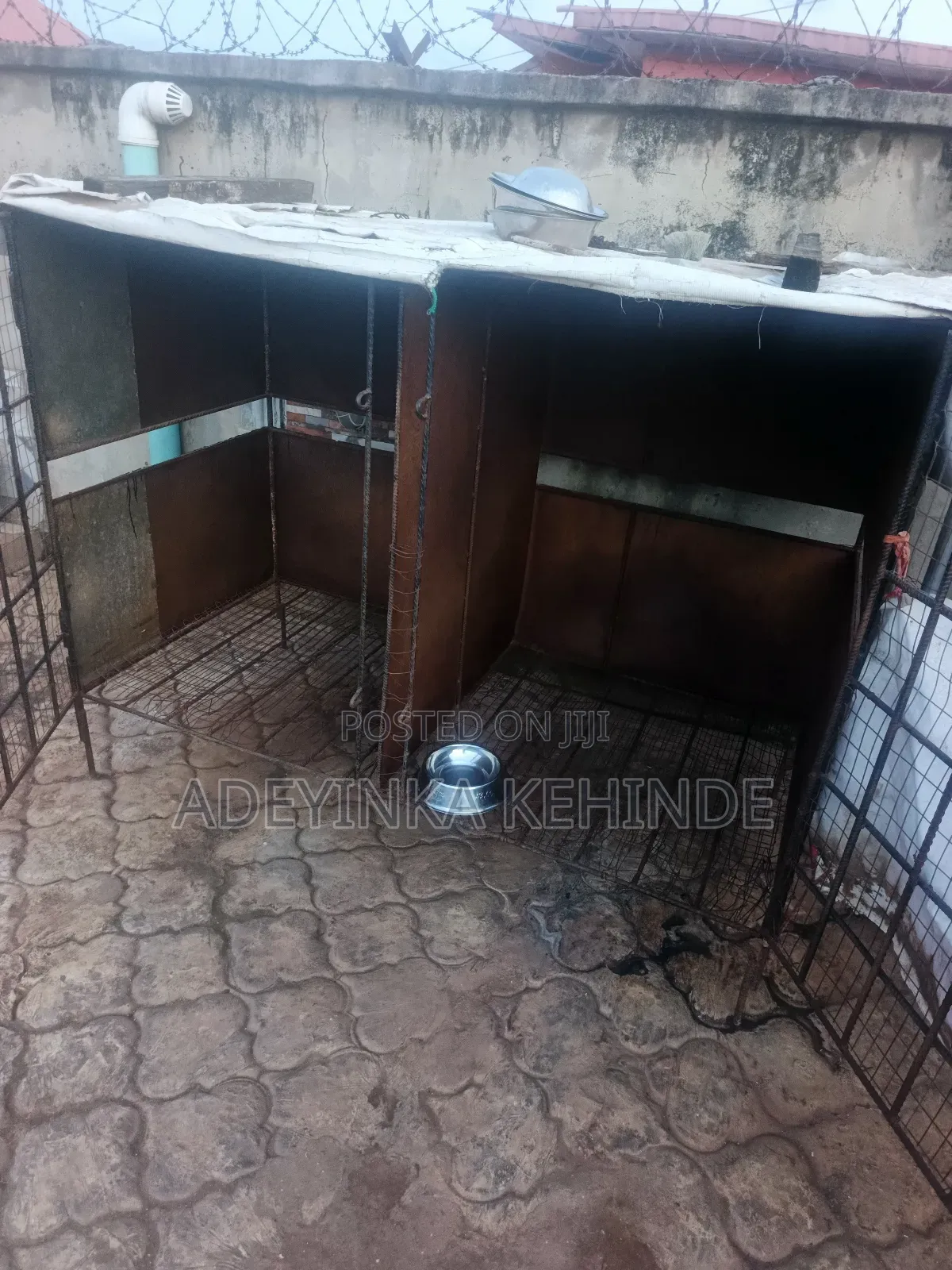 Neatly Used Dog Cage