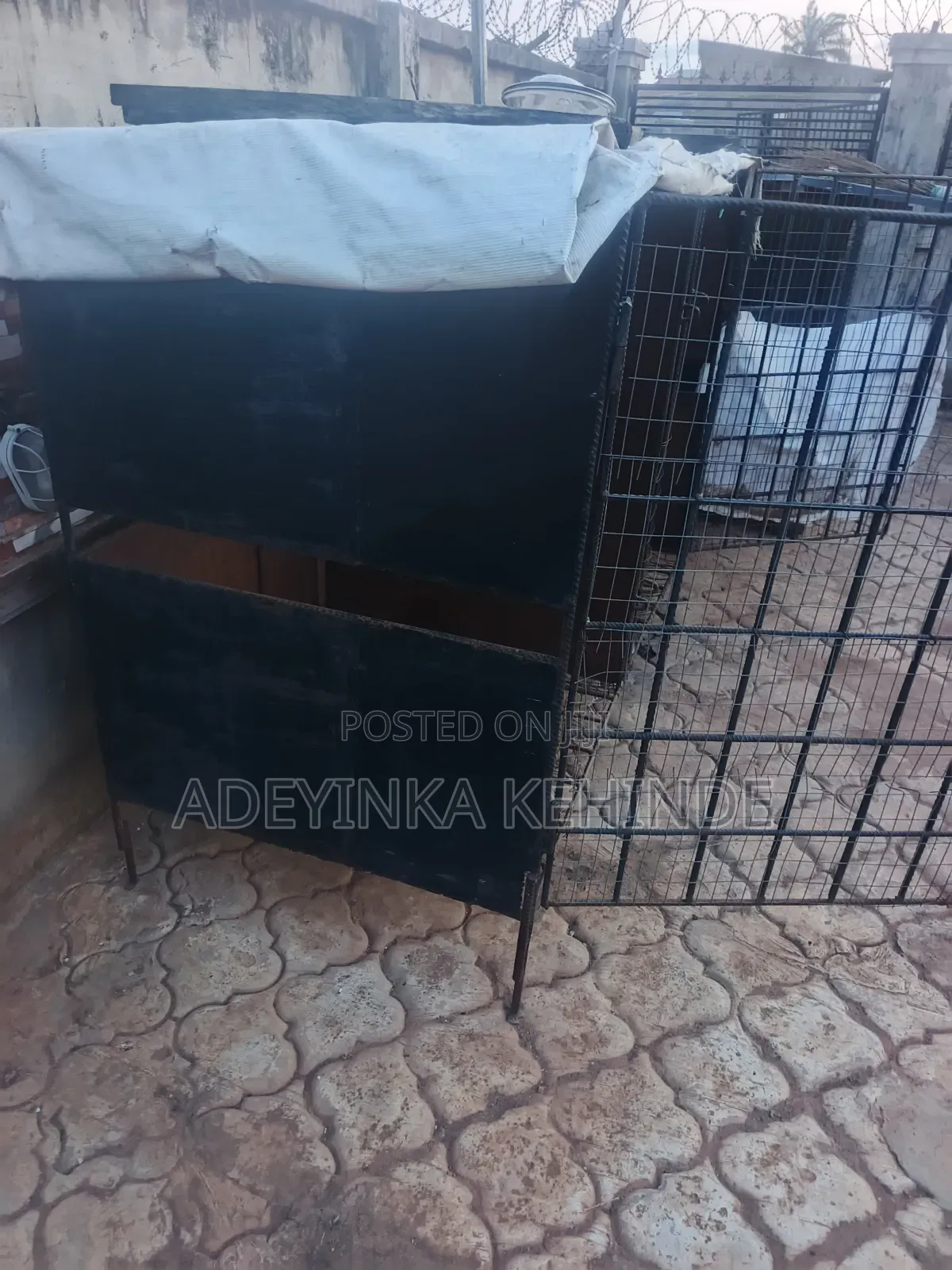 Neatly Used Dog Cage