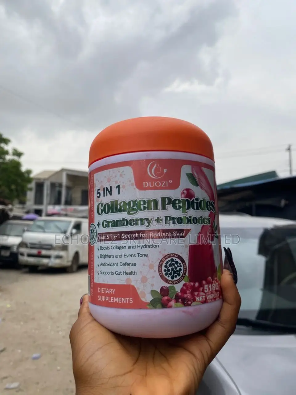 5 in 1 Collagen Peptide +Cranberry+Probiotic Supplement